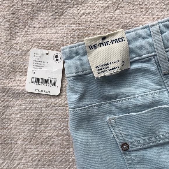 We The Free Beginner’s Luck Low Rise Slouch Shorts - Picture 6 of 6